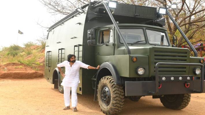 Pawan Kalyan Ready For Yatra in andhra pradesh shares Varahi is ready for Election Battle Pawan Kalyan Ready For Yatra in andhra pradesh shares Varahi is ready for Election Battle