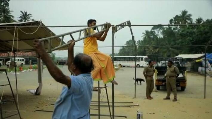 Works resuming in vizhinjam port Works resuming in vizhinjam port