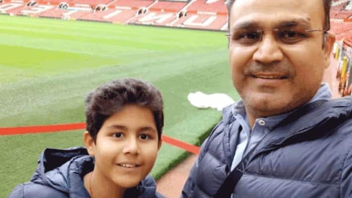 Virender Sehwag Son Aaryavir Sehwag included in Delhi Under - 16 Team, Netizens Calls Nepotism Virender Sehwag Son Aaryavir Sehwag included in Delhi Under - 16 Team, Netizens Calls Nepotism