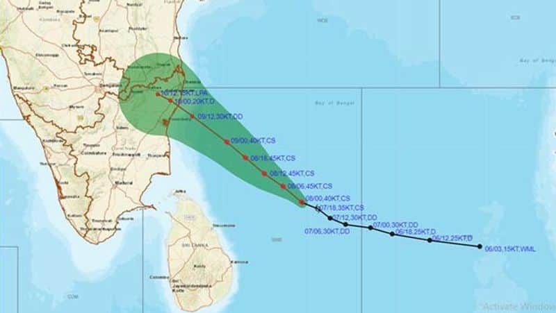 Cyclone Mandous is expected to make landfall near Mamallapuram tonight the Meteorological Department said