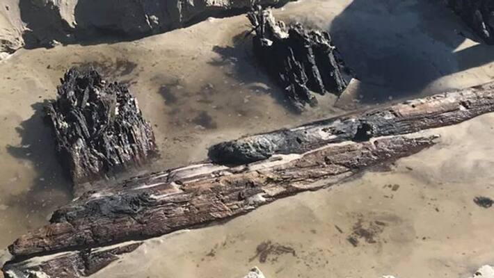 Mysterious 80 Foot Object Appears On A Beach In US, Officials Clueless Mysterious 80 Foot Object Appears On A Beach In US, Officials Clueless