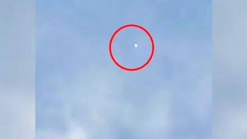 White Flying Object Amid Clouds Over Hyderabad Sparks Speculation and Rumours