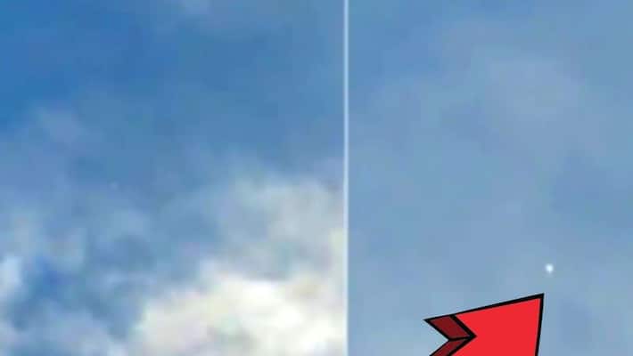 White Flying Object Amid Clouds Over Hyderabad Sparks Speculation and Rumours White Flying Object Amid Clouds Over Hyderabad Sparks Speculation and Rumours