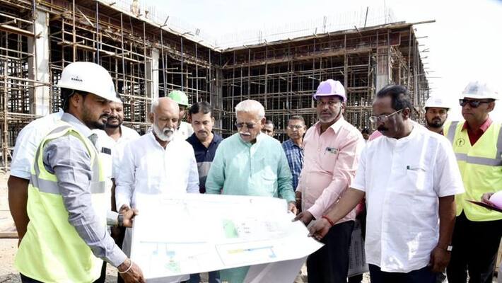 Airport work complete in March says MP Ramesh Jigajinagi rav Airport work complete in March says MP Ramesh Jigajinagi rav