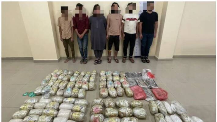 Abu Dhabi Police seized more than 100kg of drugs Abu Dhabi Police seized more than 100kg of drugs
