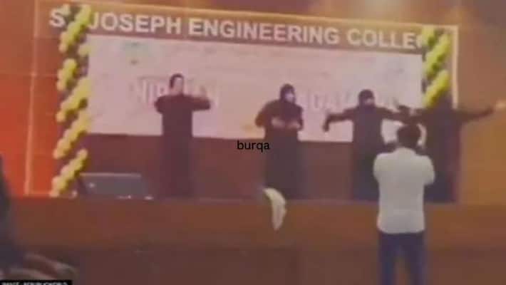 4 students suspended after dance in burqa at Mangaluru college event 4 students suspended after dance in burqa at Mangaluru college event