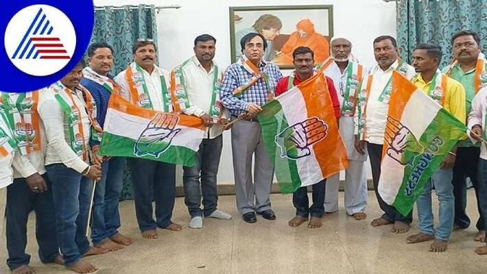 JDS and BJP Activists Join Congress in Bidar grg JDS and BJP Activists Join Congress in Bidar grg