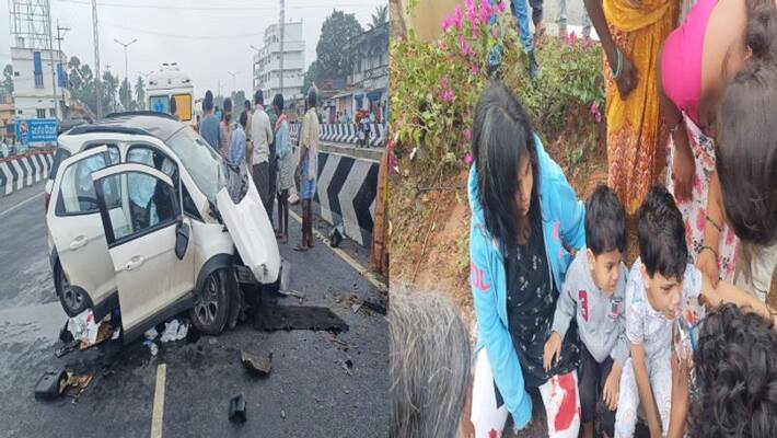 Woman Killed and Two Injured in Road Accident at Krishna Dist Woman Killed and Two Injured in Road Accident at Krishna Dist