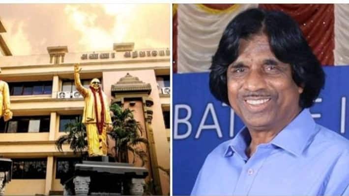 The DMK has criticized former Vice Chancellor Balagurusamy for supporting the BJP The DMK has criticized former Vice Chancellor Balagurusamy for supporting the BJP
