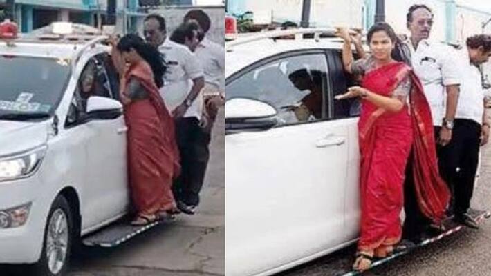 Chennai Mayor R Priya travels on footboard issue..narayanan thirupathy criticises Chennai Mayor R Priya travels on footboard issue..narayanan thirupathy criticises