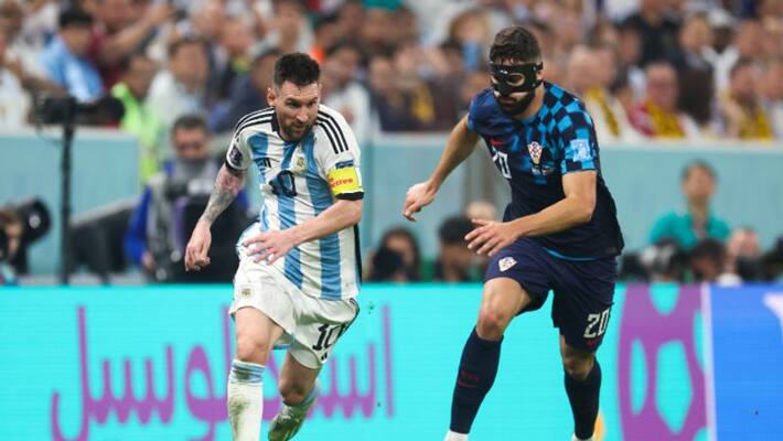 FIFA World Cup 2022 Watch Argentina star Lionel Messi world class assist for Julian Alvarez against Croatia in semi final FIFA World Cup 2022 Watch Argentina star Lionel Messi world class assist for Julian Alvarez against Croatia in semi final