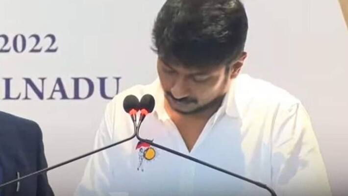 Udhayanidhi Stalin sworn in as Minister of Tamil Nadu Udhayanidhi Stalin sworn in as Minister of Tamil Nadu