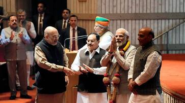BJP parliamentary party meeting begins lns BJP parliamentary party meeting begins lns