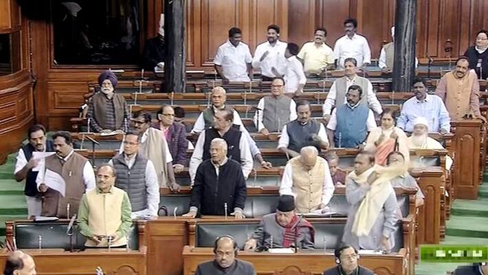 Opposition protest again demanding discussion in Parliament on India China conflict