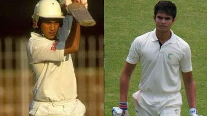 Arjun Tendulkar scored CENTURY in Ranji Trophy debut, after 34 Years of Sachin Tendulkar debut Arjun Tendulkar scored CENTURY in Ranji Trophy debut, after 34 Years of Sachin Tendulkar debut