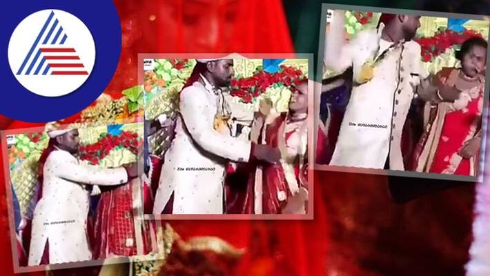 Bride Slaps Groom After He Forces Her To Eat Mithai, Viral Video Vin Bride Slaps Groom After He Forces Her To Eat Mithai, Viral Video Vin