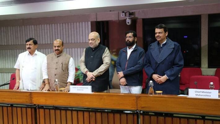 Belagavi Dispute Karnataka Maharashtra cant claims border till Supreme Court takes a call says Amit shah after CM Meeting ckm Belagavi Dispute Karnataka Maharashtra cant claims border till Supreme Court takes a call says Amit shah after CM Meeting ckm
