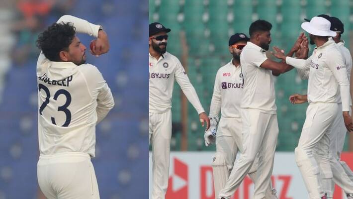 Kuldeep Yadav picks four, Mohammed Siraj picks 3, Bangladesh lost 8 wickets in Day 2 of 1st Test Kuldeep Yadav picks four, Mohammed Siraj picks 3, Bangladesh lost 8 wickets in Day 2 of 1st Test