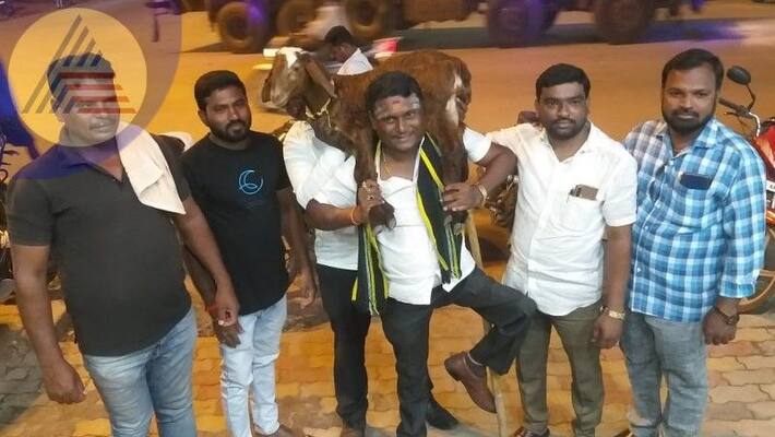 A fan who announced that he will donate 101 ram to Gali Janardhana Reddy rav A fan who announced that he will donate 101 ram to Gali Janardhana Reddy rav