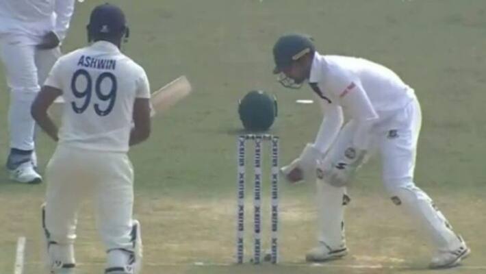 bangladesh wicket keeper nurul hasan blasted for his gesture before stumping ravichandran ashwin in first test bangladesh wicket keeper nurul hasan blasted for his gesture before stumping ravichandran ashwin in first test