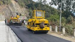 A border road in Arunachal Pradesh made of steel slag