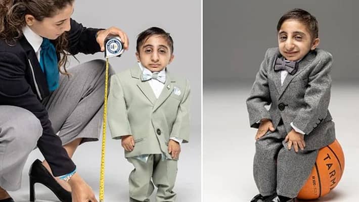 Guinness World Records World shortest man 20 year old Afshin from Iran akb Guinness World Records World shortest man 20 year old Afshin from Iran akb