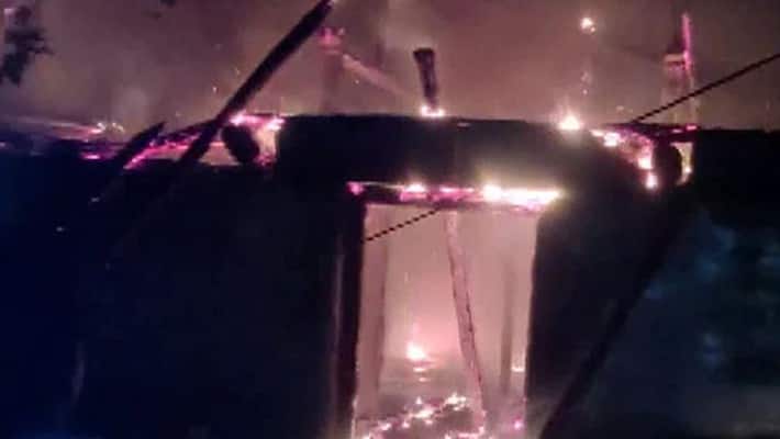 6 charred to death in Telangana Mancherial district suspects extra marital affair behind it 6 charred to death in Telangana Mancherial district suspects extra marital affair behind it