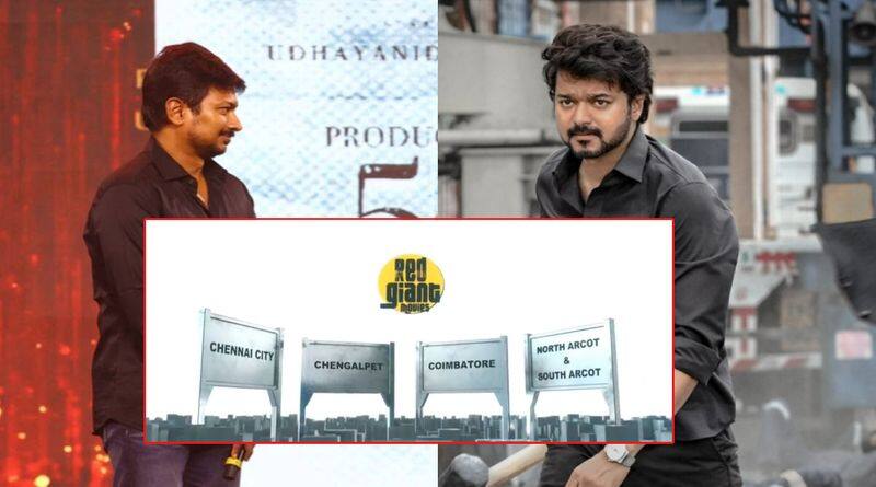 After thunivu Udhayanidhi Stalin's red giant movies also acquires varisu movie release rights in 4 areas