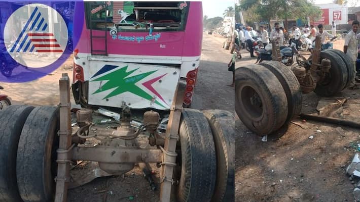 Axle cut of a tour bus carrying 50 students Major disaster missed sat Axle cut of a tour bus carrying 50 students Major disaster missed sat