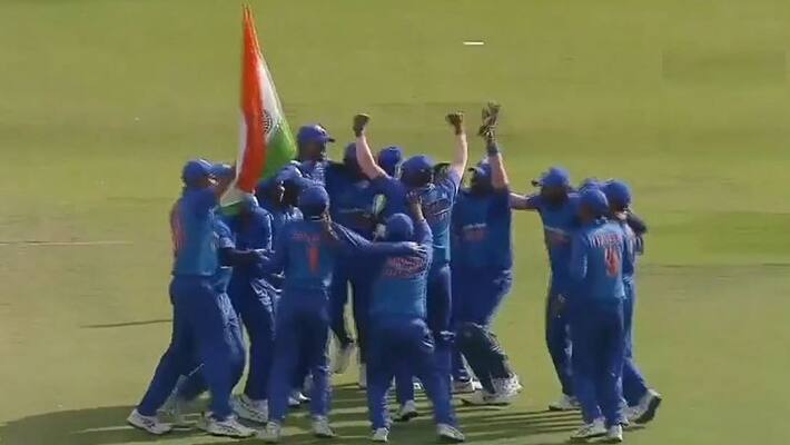 Blind cricket Final Team India beat Bangladesh by 120 runs and clinch 3rd t20 world cup 2022 trophy ckm Blind cricket Final Team India beat Bangladesh by 120 runs and clinch 3rd t20 world cup 2022 trophy ckm