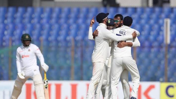 bangladesh set 145 runs target to india in second test held at dhaka bangladesh set 145 runs target to india in second test held at dhaka