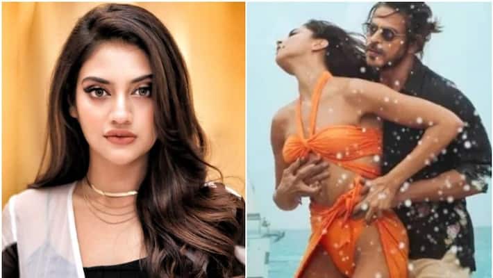 TMC MP Nusrat Jahan reacts to Besharam Rang controversy sgk TMC MP Nusrat Jahan reacts to Besharam Rang controversy sgk