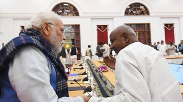 Deve Gowda says JDS-BJP alliance official essential to save party KRJ Deve Gowda says JDS-BJP alliance official essential to save party KRJ