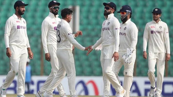 India won the first test match against Bangladesh by 188 runs India won the first test match against Bangladesh by 188 runs