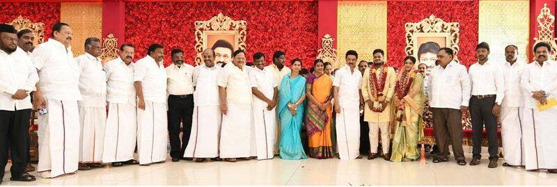 Chief Minister M K Stalin urged not to put up banners at the wedding event
