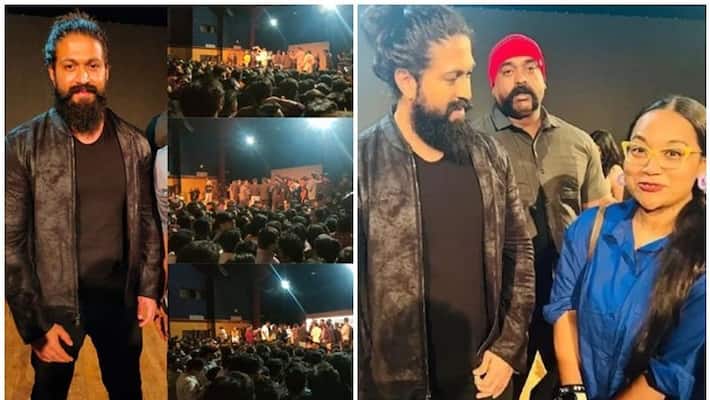 Rocking Star Yash spares an hour to take individual selfies with 700 fans san Rocking Star Yash spares an hour to take individual selfies with 700 fans san