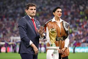 Deepika Padukone Dons Louis Vuitton to Unveil Trophy at World Cup