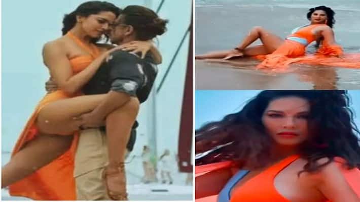 After Deepika Padukone, Sunny Leone did sexy photoshoot in saffron dress, watch video of ex nude star rps After Deepika Padukone, Sunny Leone did sexy photoshoot in saffron dress, watch video of ex nude star rps