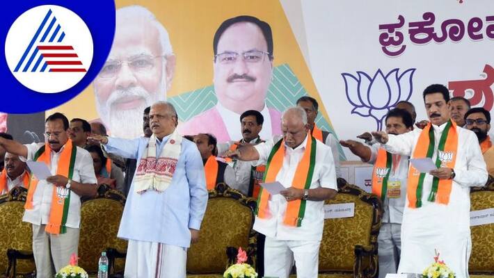 Former CM BS Yediyurappa Slams On Congress gvd Former CM BS Yediyurappa Slams On Congress gvd