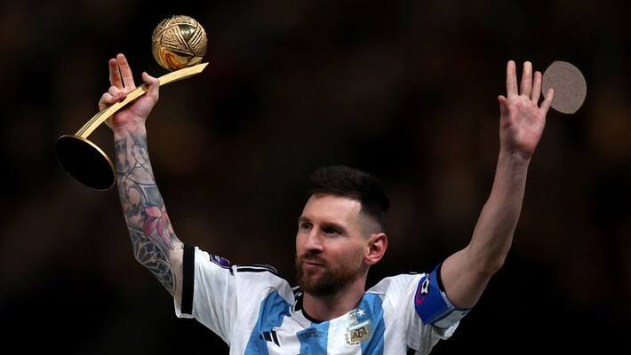 FIFA World Cup 2022 Lionel Messi wins Golden Ball for best player Kylian Mbappe takes Golden Boot kvn FIFA World Cup 2022 Lionel Messi wins Golden Ball for best player Kylian Mbappe takes Golden Boot kvn