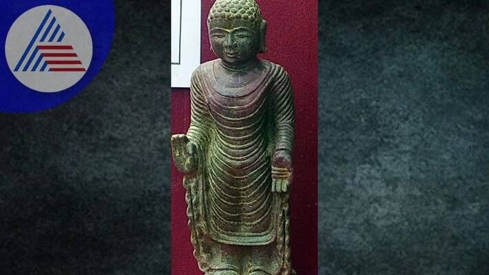 Arrest of those trying to export 200 year old Buddha idol at bengaluru rav Arrest of those trying to export 200 year old Buddha idol at bengaluru rav