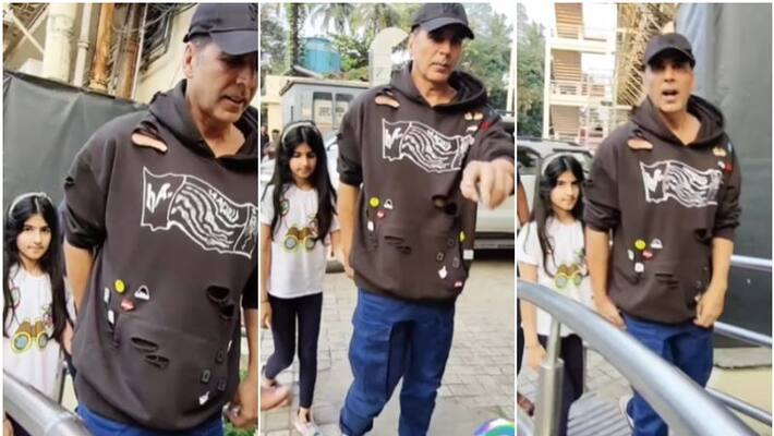 Akshay Kumar takes daughter Nitara for Avatar The Way Of Water screening sgk Akshay Kumar takes daughter Nitara for Avatar The Way Of Water screening sgk