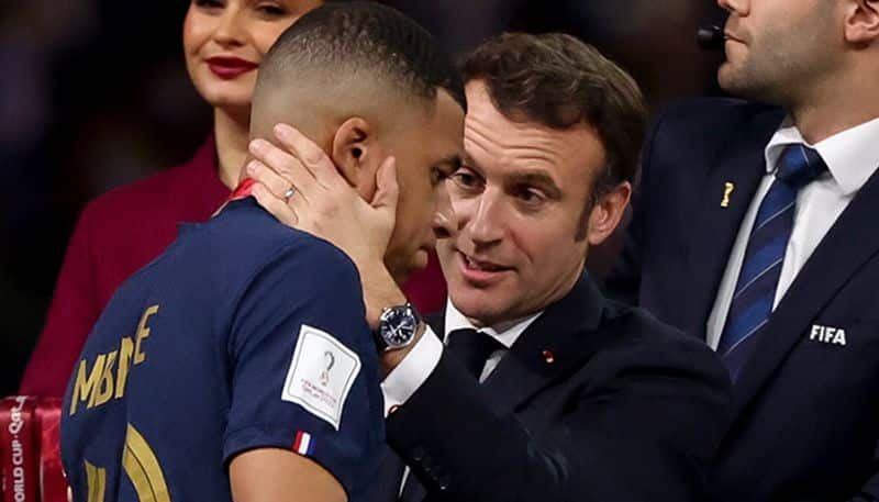 Macron Consoling Mbappe | Know Your Meme