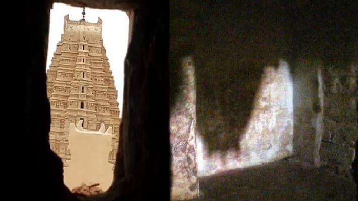 mystery of the towers shadow falling upside down persists in the virupaksha temple mystery of the towers shadow falling upside down persists in the virupaksha temple