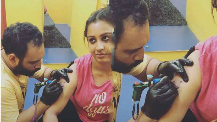 sowbhagya venkitesh got tattoo from her husband arjun somasekhar sowbhagya venkitesh got tattoo from her husband arjun somasekhar