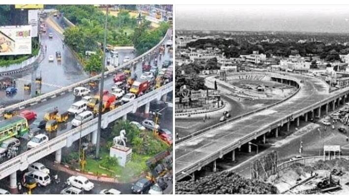 Minister E V Velu has said that the reconstruction works will be carried out on the occasion of the 50th anniversary of the Anna Flyover Minister E V Velu has said that the reconstruction works will be carried out on the occasion of the 50th anniversary of the Anna Flyover