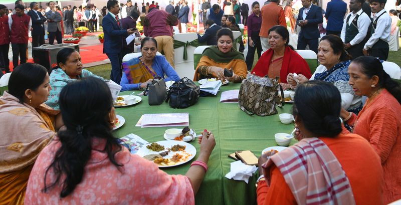 Parliament lunch with millet dishes, see VP Jagdeep Dhankhar, PM Modi, Kharge plates amid International Millets Year 2023, DVG