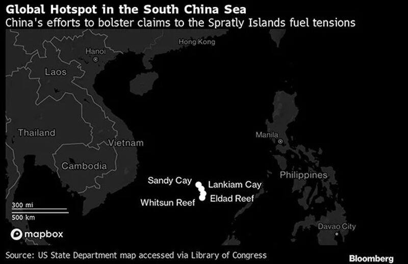 China is constructing new buildings in the controversial South China Sea