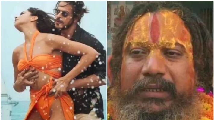 Besharam Rang controversy: Ayodhya seer threatens to burn Shah Rukh Khan alive sgk Besharam Rang controversy: Ayodhya seer threatens to burn Shah Rukh Khan alive sgk