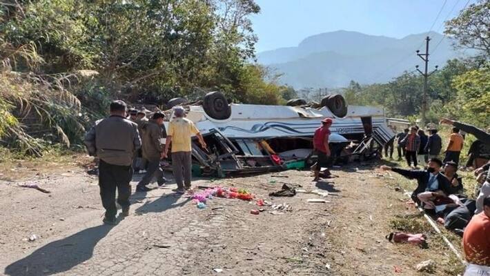 Noney Road Accident :15 students killed in road accident in Manipur Noney Road Accident :15 students killed in road accident in Manipur